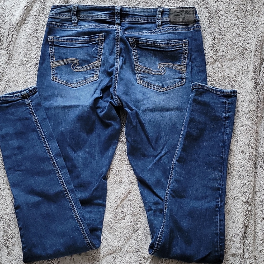 Silver Avery ankle skinny